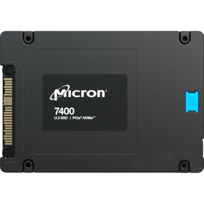 SSD накопитель Micron  7400 PRO, 1920GB, U.3(2.5 7mm), NVMe, PCIe 4.0 x4