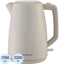Чайник электрический BRAYER 1087BR,2200Вт,1,7л, пластик.корп.,VNQ by STRIX