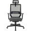 Кресло VB_EChair 663 TC-H черный TW-01 38-418 сетка/ткань