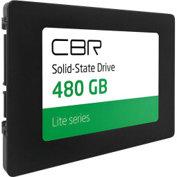 SSD накопитель CBR Lite 480GB, 2.5, SATA, 3D TLC NAND(SSD-480GB-2.5-LT22)