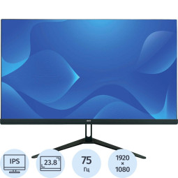Монитор Hiper 23.8 FH2403CYS (KI-R21F-60) FHD/IPS/5ms/HDMI/250cd