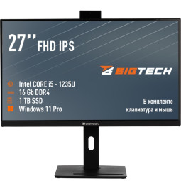 Моноблок BigTech (MNB004) 27/FHD/i5-1235U/16GB/SSD1Tb/KB+M/W11P