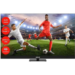 Телевизор Akai TA55BQ900, QLED, UHD, смарт (GoogleTV), 144Гц
