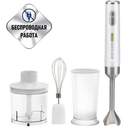 Блендер ручной POLARIS PHB 0746 CordLess, белый