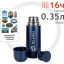 Термос Relaxika 101 (0,35 литра)темно-син(стикерпак 7 вершин), R101.350.3