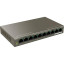 Коммутатор Tenda TEF1110P-8-102W 10/100 Мбит/с + 2 Гбит с 8 портами PoE