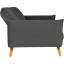 Диван _ХД Finsoffa NATTEN Relax 3,раскл.2подушки,тк.вел Amigo Grafit серый