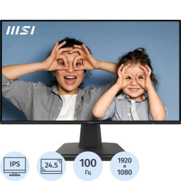 Монитор MSI MP252(9S6-3PC4CT-005)24.5/FHD/IPS/100Hz/300cd/1ms/HDMI/DP/M/M