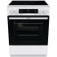 Плита Gorenje GEC6C40WD, стеклокерамическая