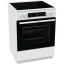 Плита Gorenje GEC6C40WD, стеклокерамическая