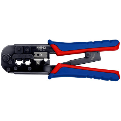 Пресс-клещи для штекеров типа RJ L-190 мм KNIPEX KN-975110
