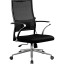 Кресло MT_Sit Air-180/Km00/Wh00/K15cL(M09.B23.G18.W01),черный, хром