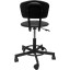 Стул лабораторный КО_EChair 231 PU (РС 97/12) к/з черный, газлифт
