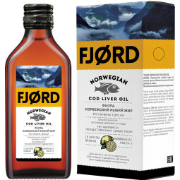БАД Норвежский рыбий жир со вкусом лимона ФЬОРД FJORD 100мл