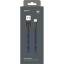 Кабель USB PERO DC-04 Type-C, 3А, 1м, Blue-black (Fast Charge)