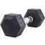 Гантель гексагональная STARFIT DB-301  7 кг,обрезиненная,черный,УТ-00019788
