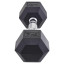 Гантель гексагональная STARFIT DB-301  7 кг,обрезиненная,черный,УТ-00019788