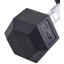 Гантель гексагональная STARFIT DB-301  7 кг,обрезиненная,черный,УТ-00019788