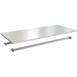 Столешница MO_STEEL одинарная 11160 белый Ш1600