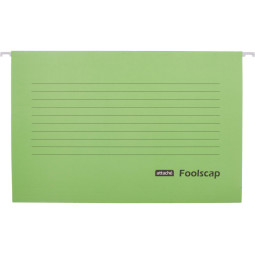 Папка подвесная Attache Foolscap, картон зеленый, до 200л., 5шт/уп
