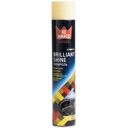 Полироль -очиститель пластика  BRILLIANT SHINE 750мл(аэр.),ВАНИЛЬ RE MARCO