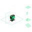 Нивелир лазерный AMO LN 360 GREEN (851674)