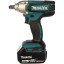 Гайковерт ак,18В,2х4АчLi-ion,0-3000у\м,190Нм,квад1\2,1.4кг,Makita DTW190RME