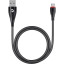 Кабель Deppa Ceramic USB - micro USB, 1м, черный