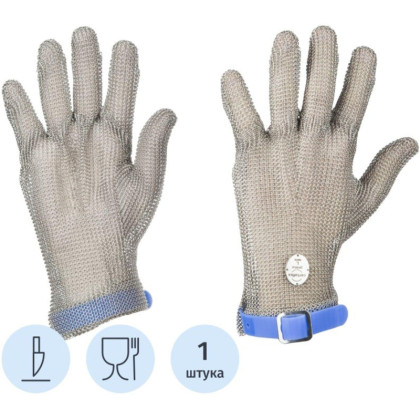 Перчатка кольчужная Certaflex Prima (пластиковый ремешок) CP0005009L р.L