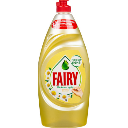 Средство для мытья посуды Fairy Нежные руки Ромашка и витамин Е 900мл