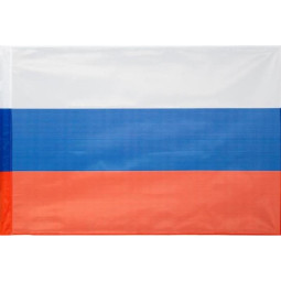 Флаг РФ 150х100 см, уличный, флажная сетка