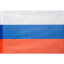 Флаг РФ 150х100 см, уличный, флажная сетка