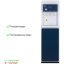 Кулер Ecotronic K43-LXE white-blue