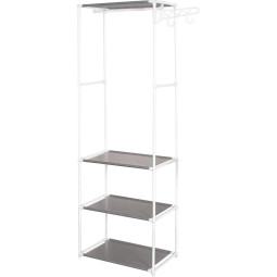 Вешалка LS_гардеробная напольная Helex Home W-04-1, белая