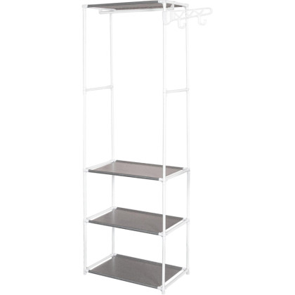 Вешалка LS_гардеробная напольная Helex Home W-04-1, белая