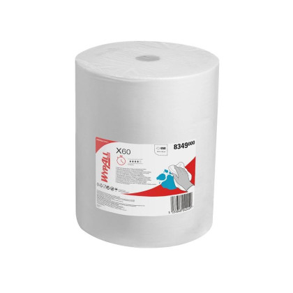 Материал протирочный нетканый рулWYPALLx X60 LR W 650s 38,5x41,5см бел 8349
