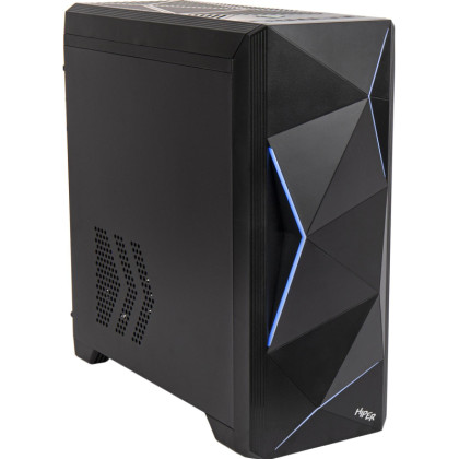 Корпус Hiper A68 черный без БП mATX 1x80mm 1x92mm 2xUSB2.0 1xUSB3.0 audio