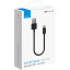 Кабель Deppa USB - micro USB, 3м, черный