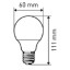 Лампа светодиодная ЭРА LED A60-12W-865-E27 R 12Вт Е27 6500К Б0045325