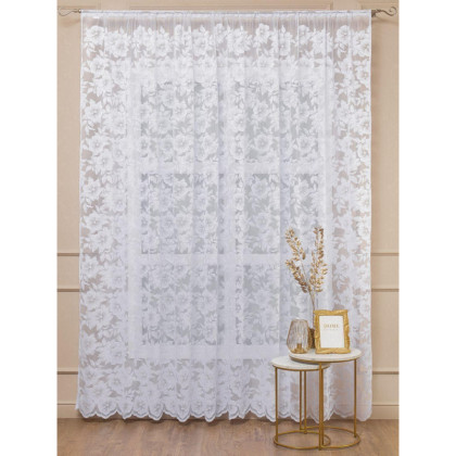 Тюль Amore Mio жаккардовый 6PL 37711 3,0x2,7 1 шт Белый