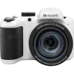 Фотоаппарат KODAK AZ405 White, 40-х опт зум, 20Мп, стабилизатор, питание АА