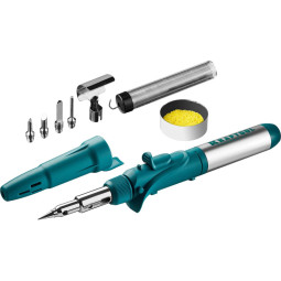 Горелка газовая (ручка) KRAFTOOL SolderPro 120K, набор 10в1 (55503-H10)