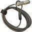 Тросик с замком Continent NCL-105,ультрабук, nano security slot, клин, 1,8м
