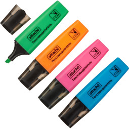 Набор текстовыделителей Attache Colored 1-5мм набор 5цв
