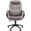 Кресло VT_EChair-695 Ткань Т55 серый, пластик