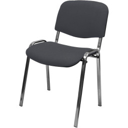 Стул КО_EChair Rio(ИЗО) РС 10 ткань серая 103, каркас под хром