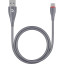 Кабель Deppa Ceramic USB - USB-C, 1м, серый