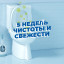 Стикер для унитаза Туалетный Утенок стикер чистоты Морской 10гр 3шт/уп