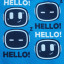 Рюкзак Комус Класс Robot Hello, 1 отд., 1 карман
