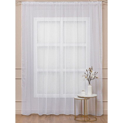 Тюль Amore Mio Фентези 6PL 35268-w ut 3,0x2,7 см 1 шт Белый 92130